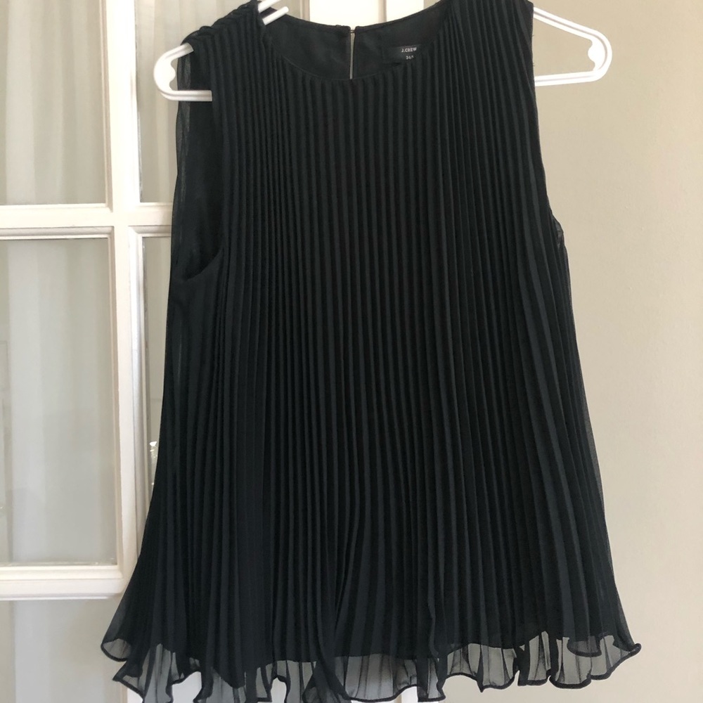 JCrew black dress top. NWT!